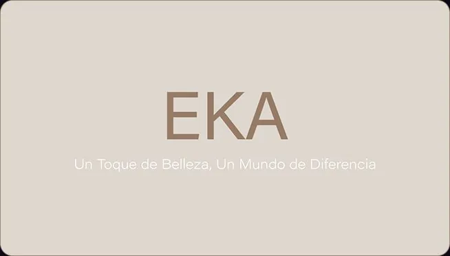 Tarjeta de visita de EKA, reverso