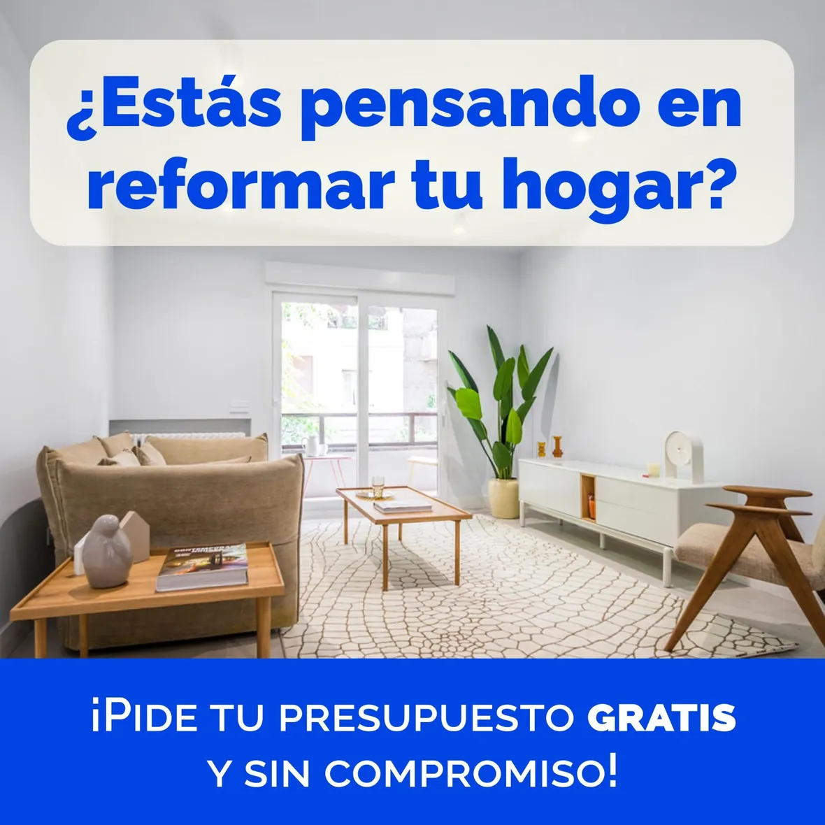 Anuncio de Instagram, ¿estás pensando en reformar tu hogar?