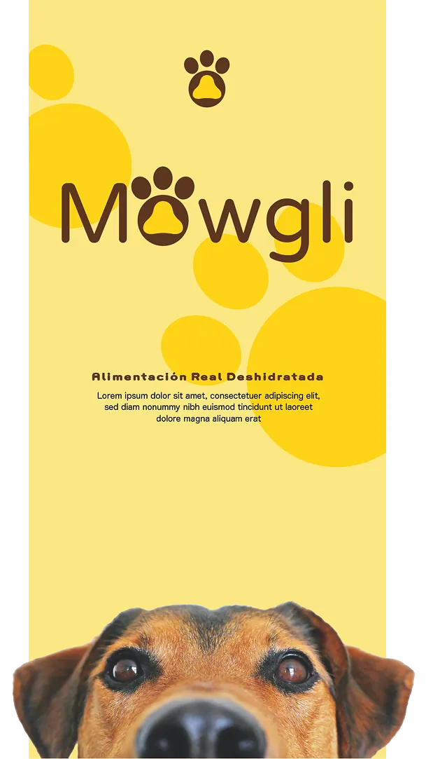 Saco de Mowgli, variante amarilla