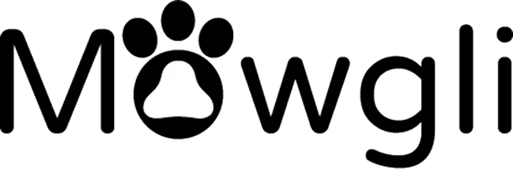 Logo de Mowgli, logotipo propio con huella