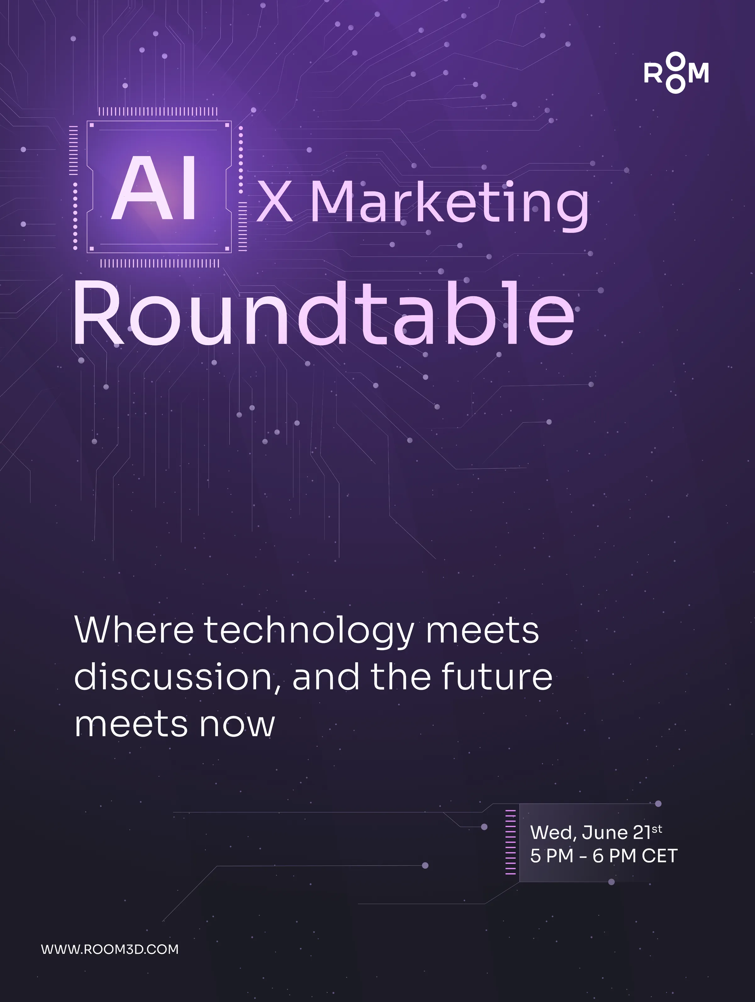 AI x Marketing Roundtable, cartel del evento