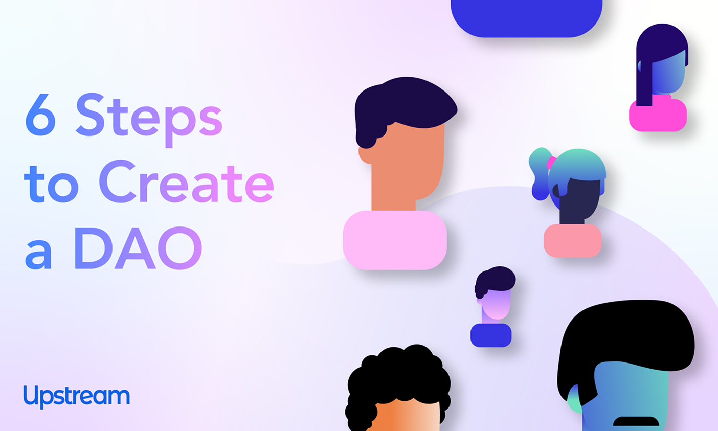 6 Steps to Create a DAO — educational graphic